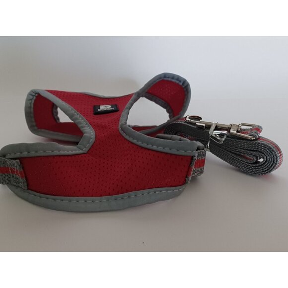 Dociote Dog Harness  SMALL Mesh Reflective Adjustable Lightweight , RED - Picture 3 of 13